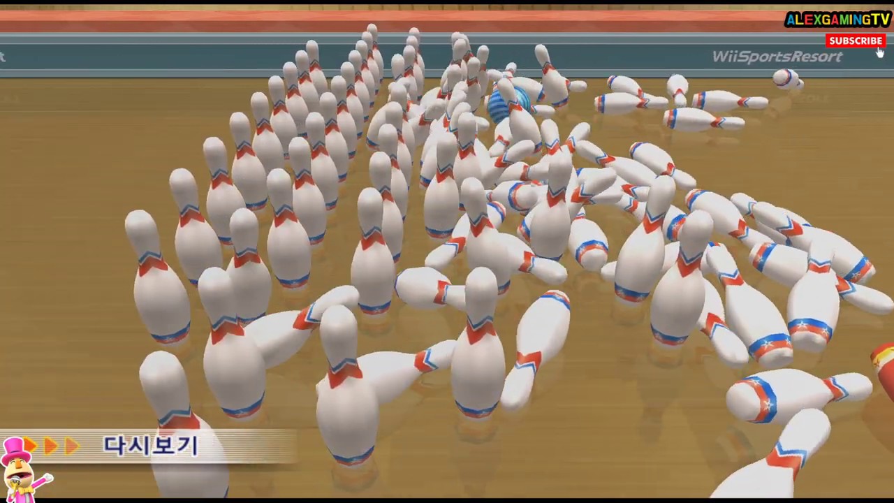 [Kids] Wii Sports Resort - Bowling (100 Pin ) for Wii #050 ( My Kids Play )