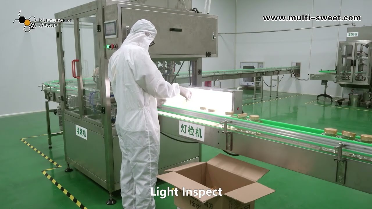 Visit the honey production line
