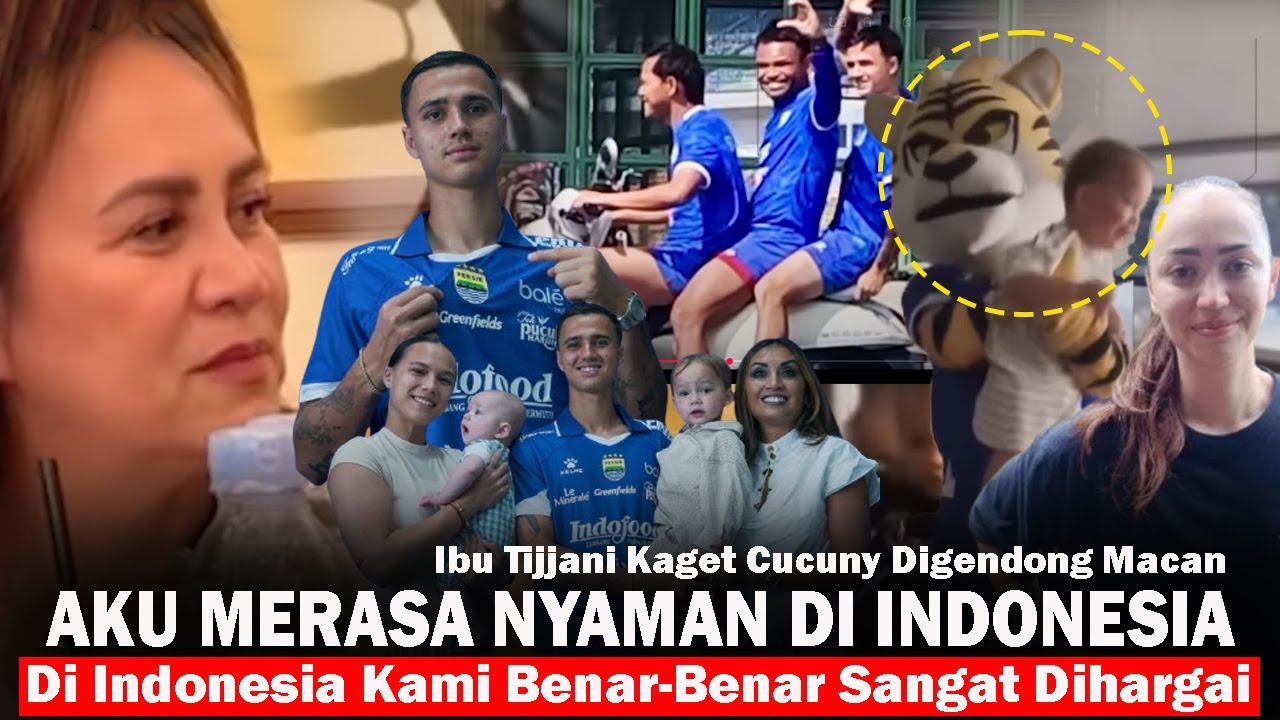🟥ANAKKU SANGAT DIHARGAI DI INDONESIA ! Mama Tijjani Kaget Cucunya Digendong Macan, Eliano Happy Indo