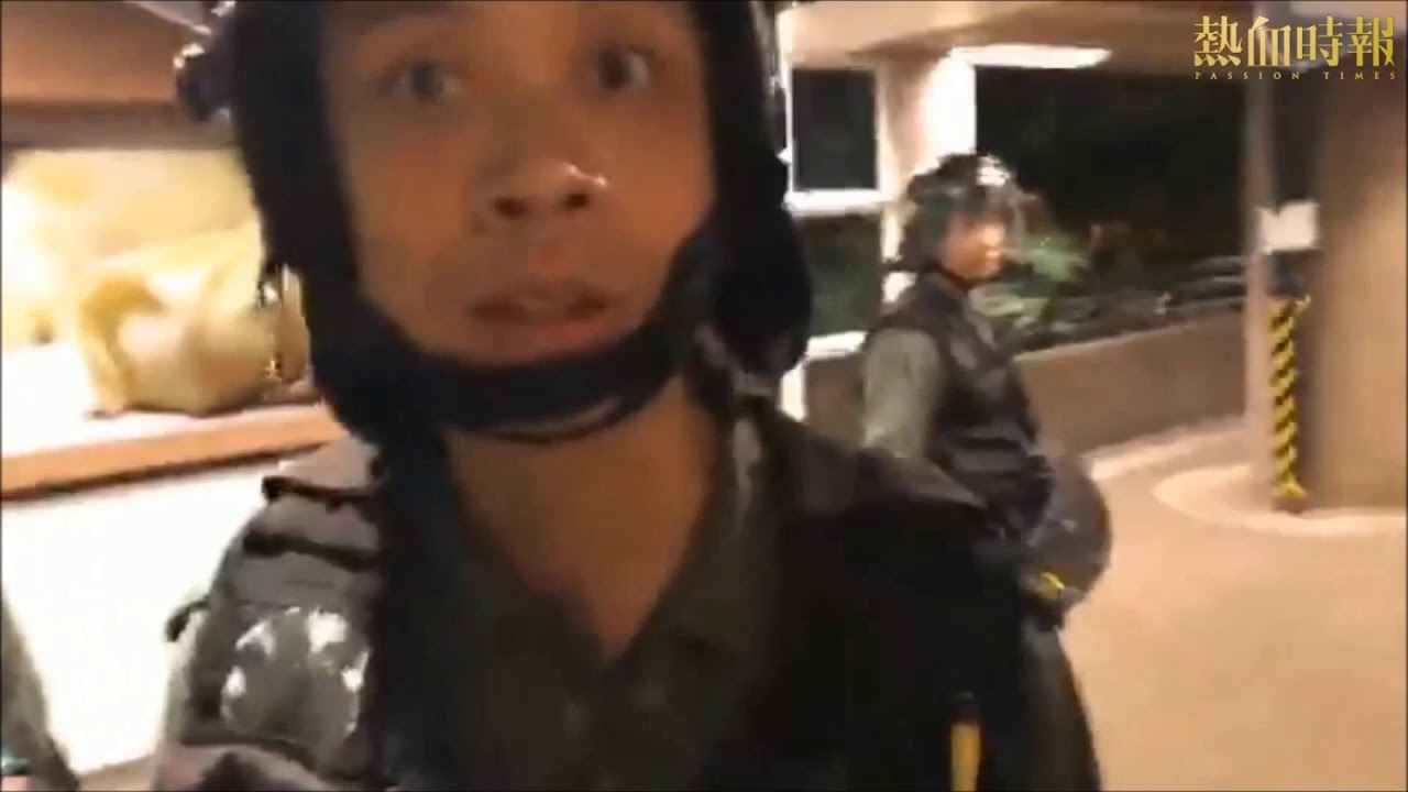 【天水圍狂躁警涉濫權　無理向鄭松泰咆哮】