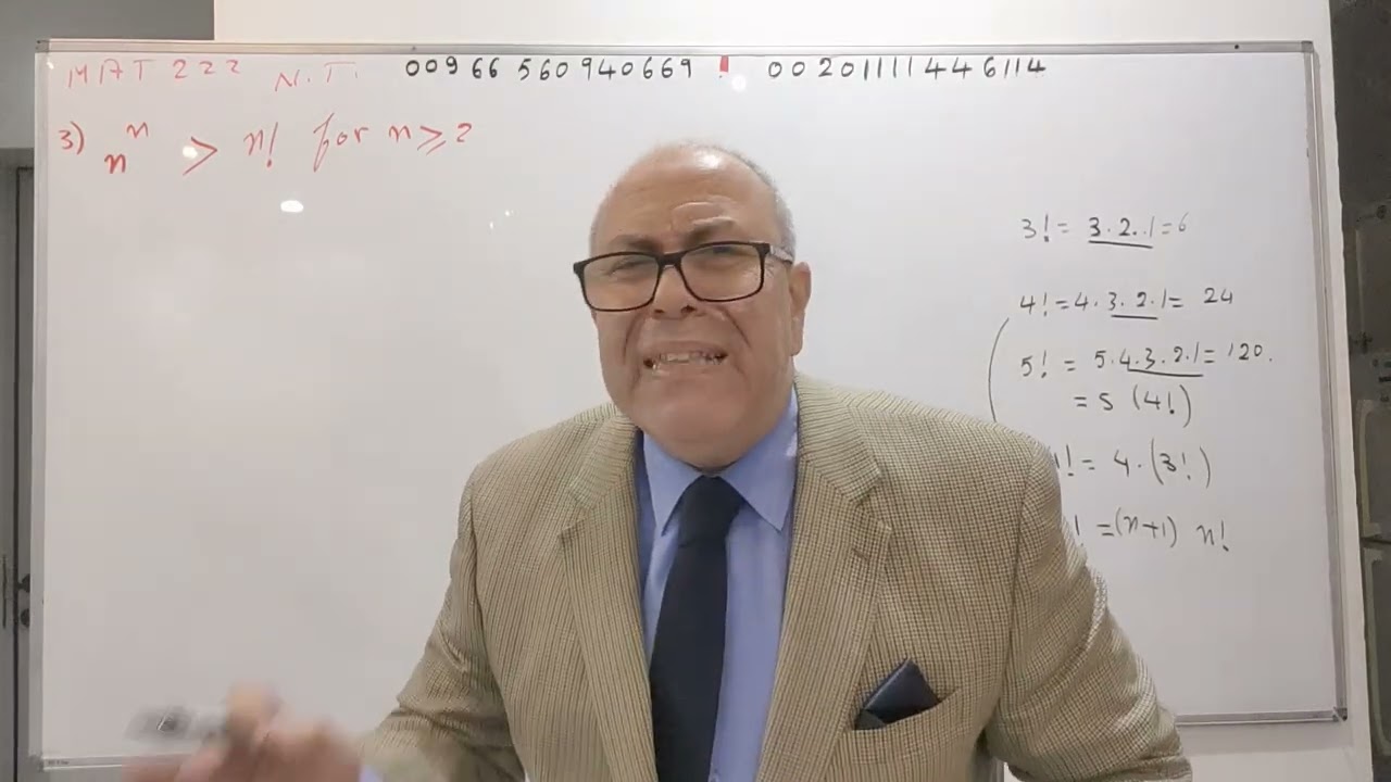 MAT222 , Number Theory,HW  , mathematical induction L2