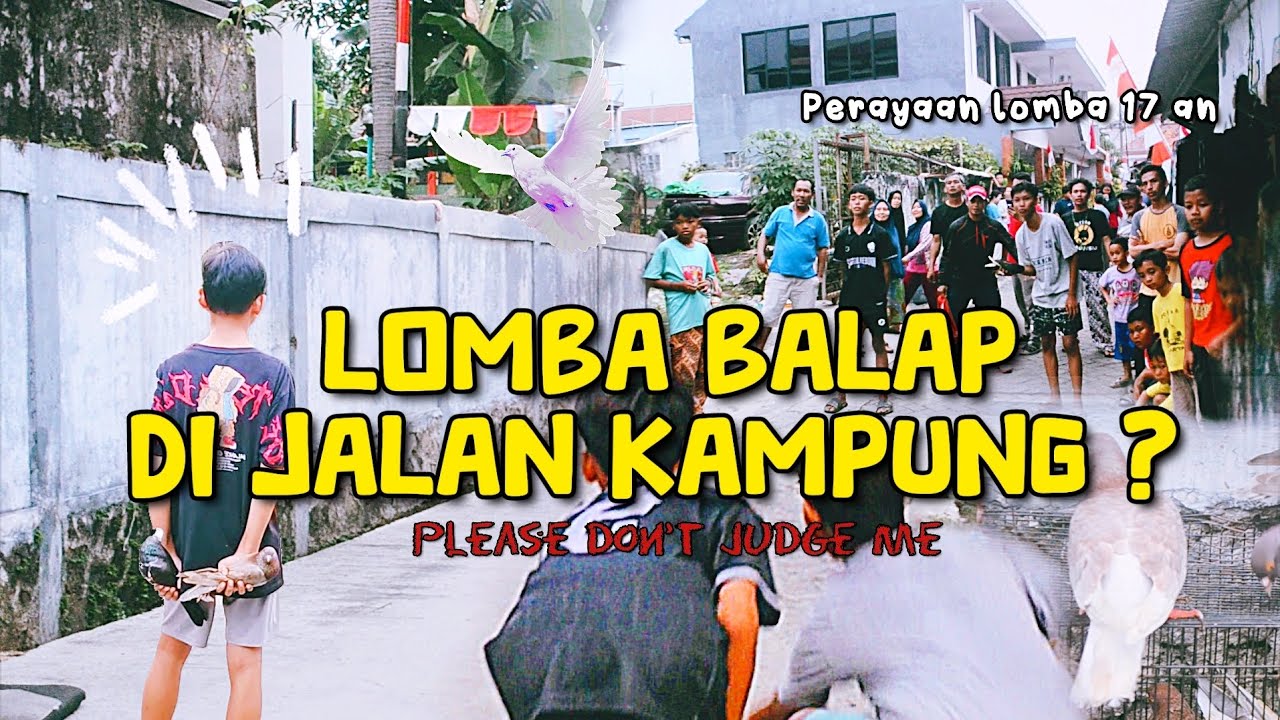 MERPATI BALAP SPRINT DI JALAN BIKIN HEBOH WARGA KAMPUNG ! SIAPA YANG JUARA ???