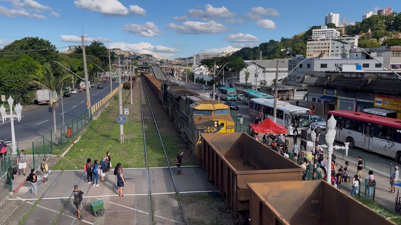 272 VAGÕES‼️‼️‼️O MAIOR TREM DA MRS‼️ passando em Juiz De Fora, MG.