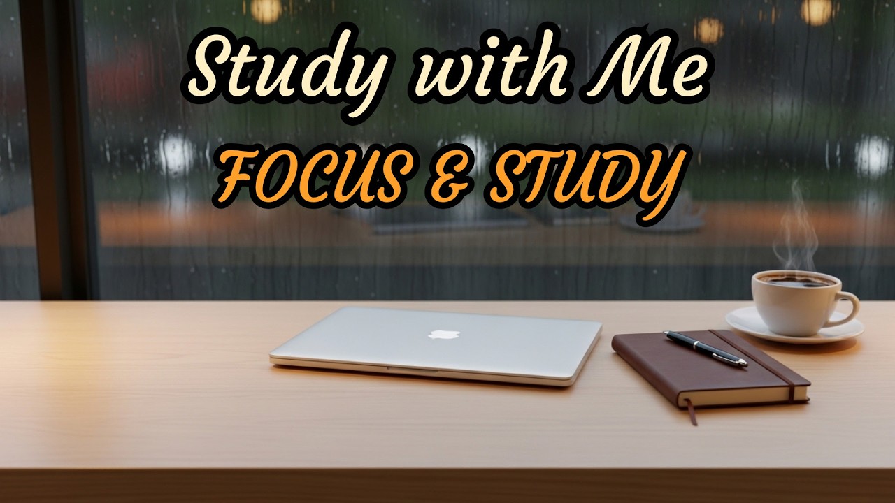 Study with Me 📖 Calm & Productive K-Pop Chill Mix