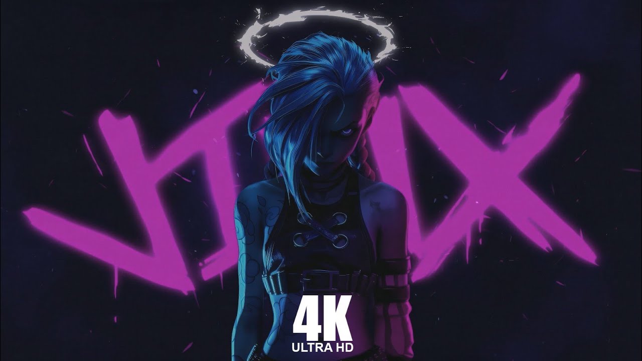 2 Hours Jinx League of Legends 4K Live Wallpaper For PC #livewallpaper #wallpaper