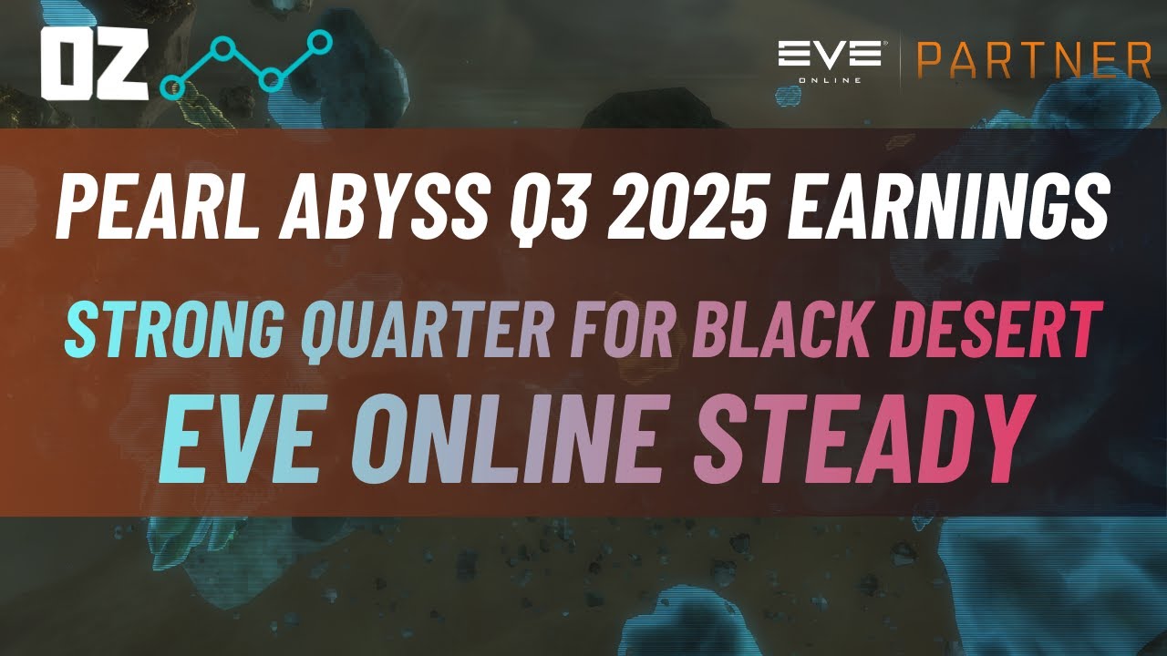 Стабильные показатели EVE Online — Pearl Abyss/CCP за третий квартал 2025 года