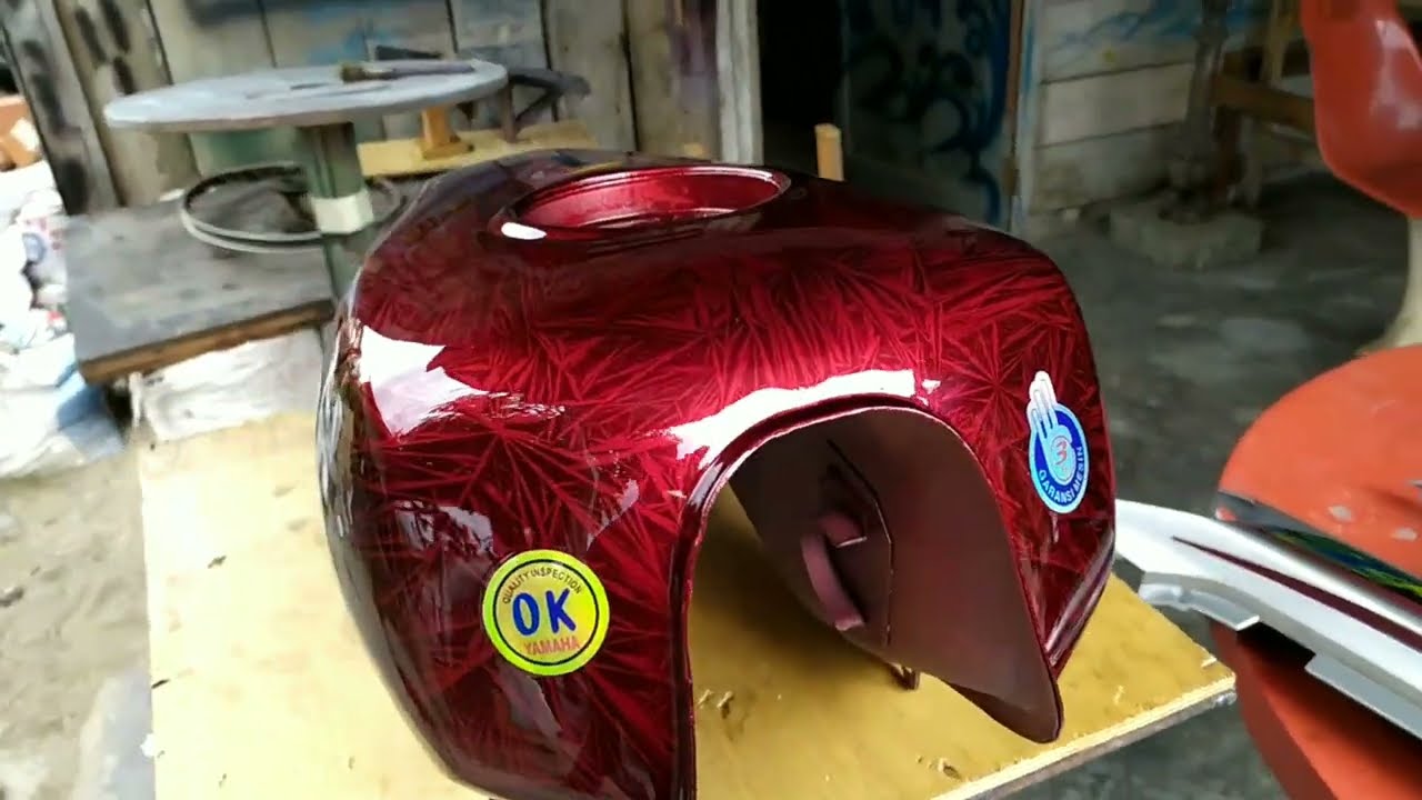 Repaint Steko Motif Cristal FX candyton red
