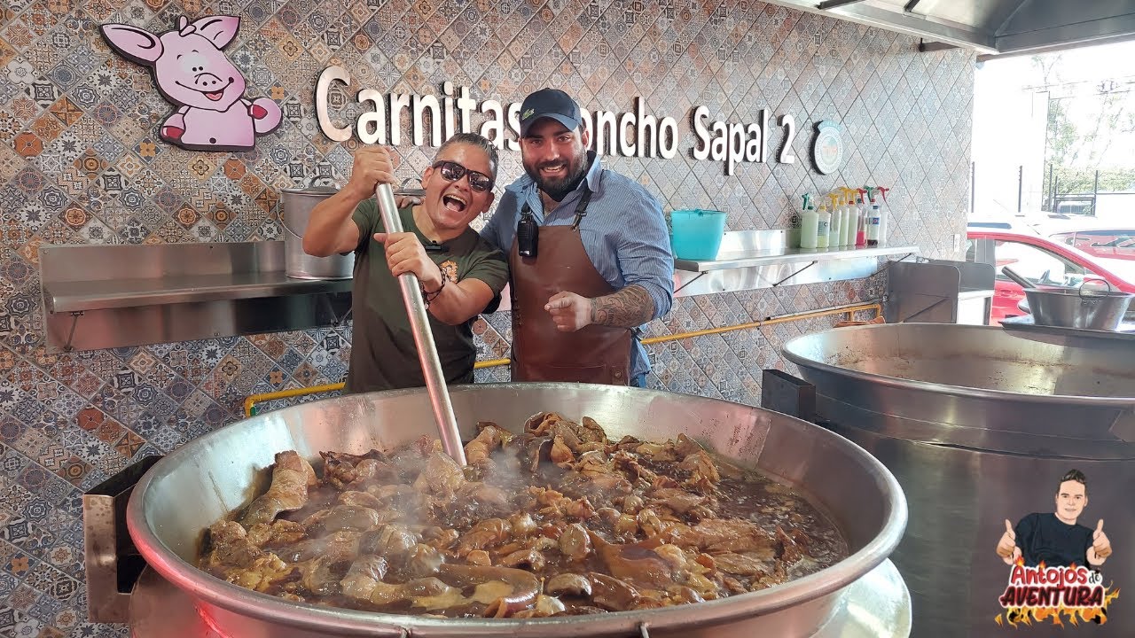 🔥🔥🥩🥩Carnitas poncho sapal 2 en leon gto. #carnitas #antojos #comida🌮🍻