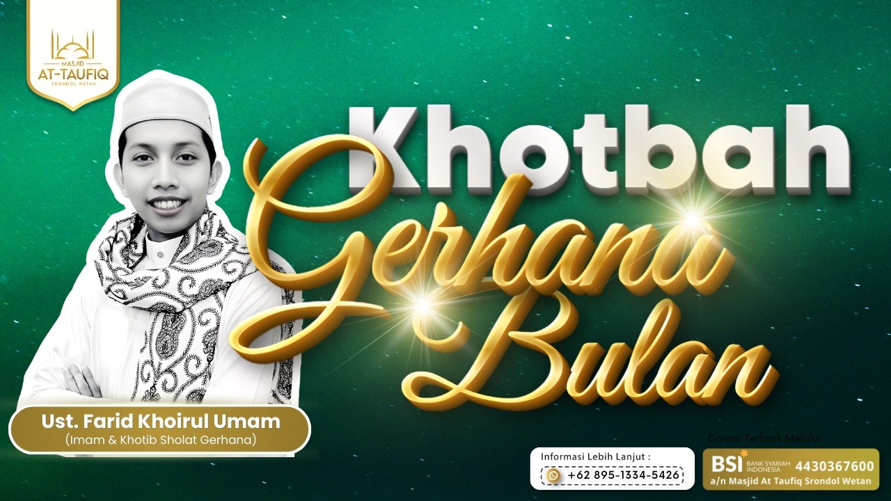🔴[LIVE]KHOTBAH SHOLAT GERHANA BULAN | Ust. Fard Khoirul Umam