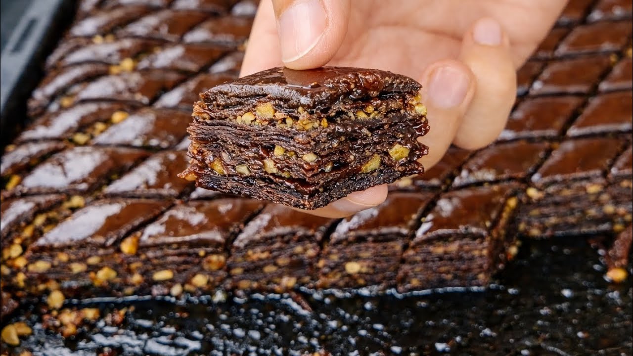 ШОКОЛАДНАЯ ПАХЛАВА  НЕРЕАЛЬНО ВКУСНО! Простой рецепт! 🍫