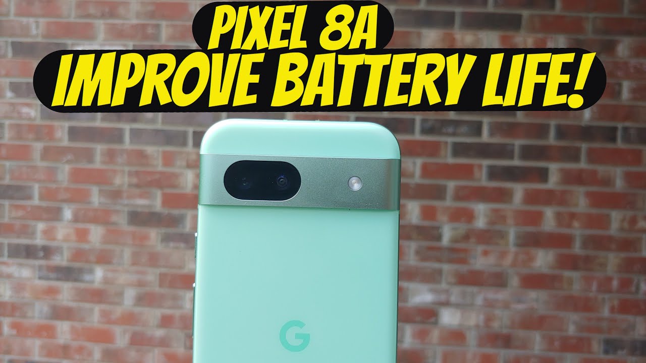 Google Pixel 8a : How to Improve Battery Life & Fix Battery Drain (Tips & Tricks)!