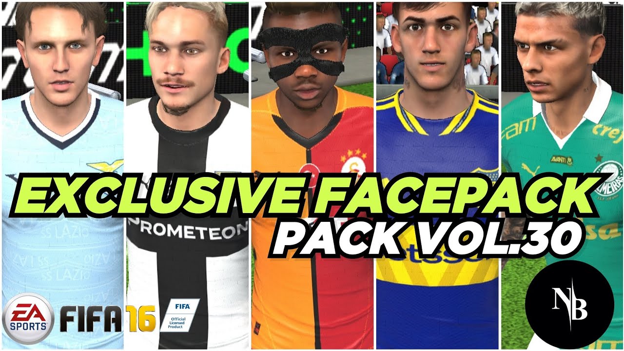 EXCLUSIVE FACEPACK VOL.30 FIFA 16 MOBILE