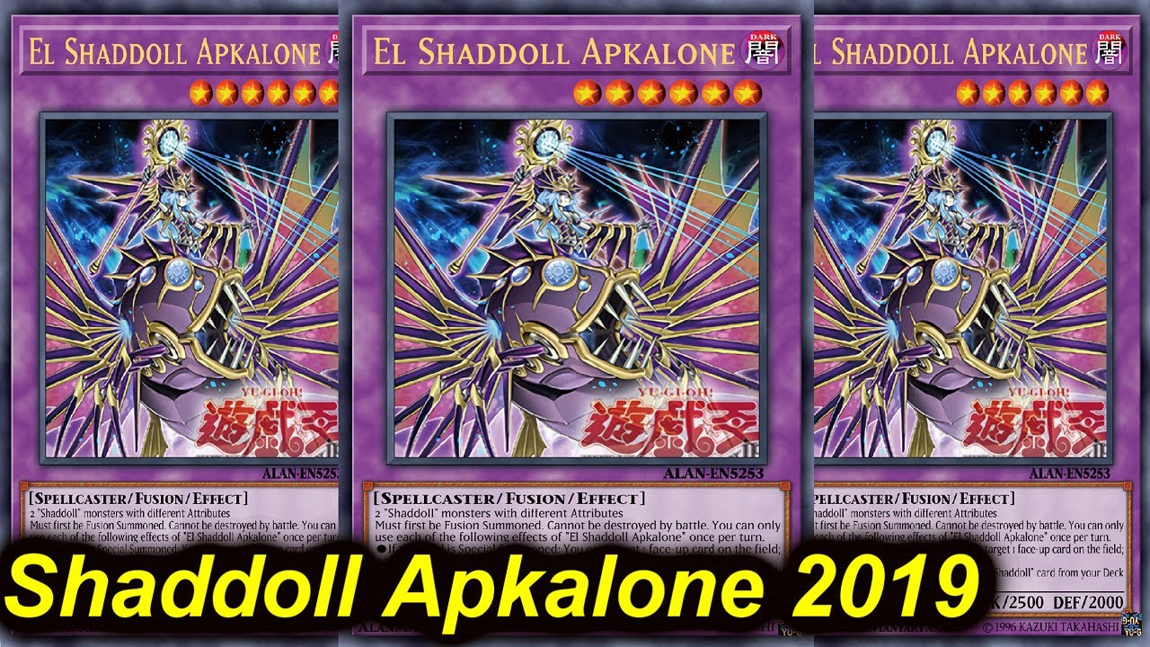 【YGOPRO】SHADOLL APKALONE NEW SUPPORT DECK 2019