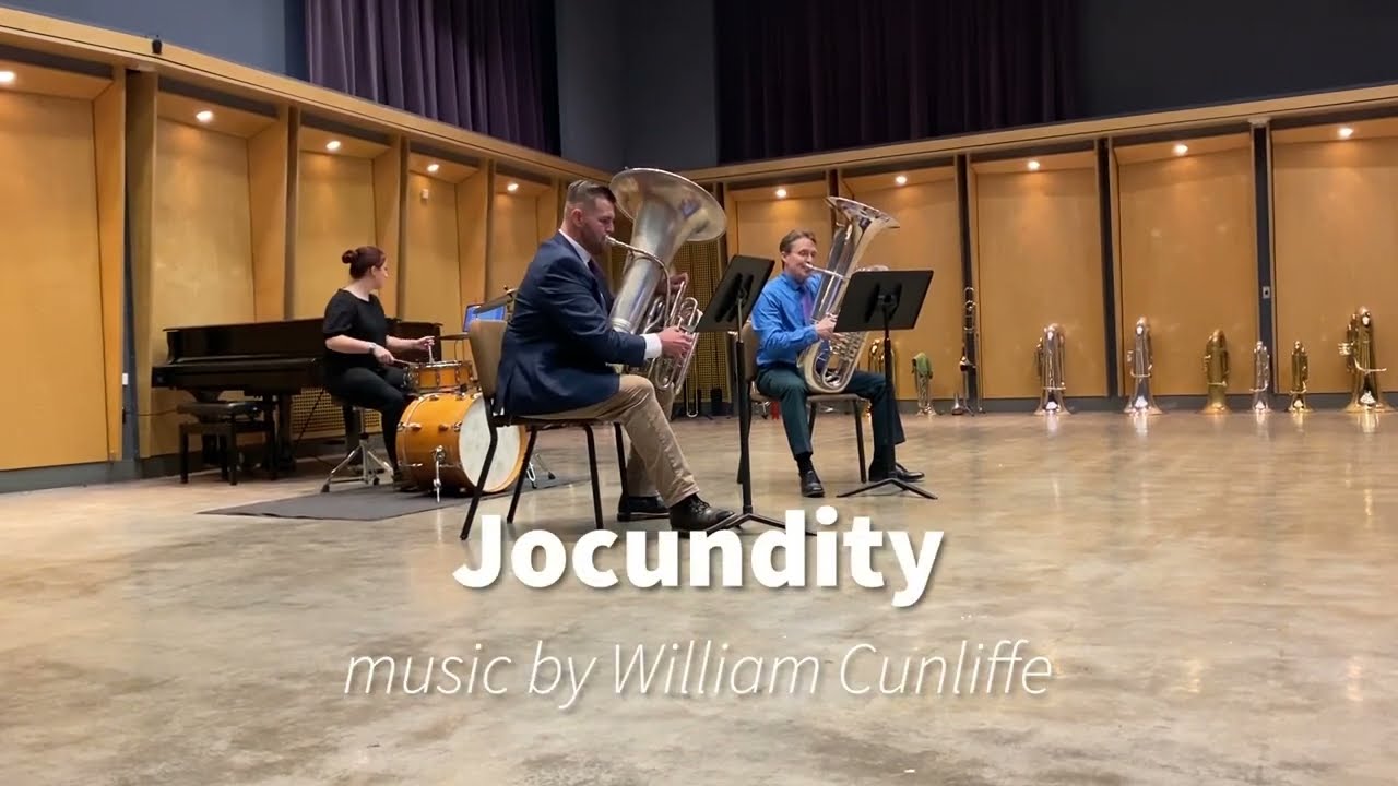 Jocundity for Two Tubas and Drums