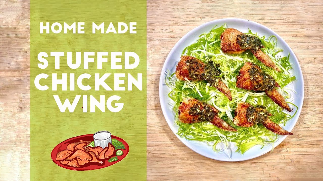Fried Stuff Chicken Wings with Siumai Fillings....