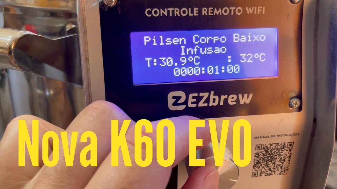 EZbrew K60 EVO Nova panela da EZbrew