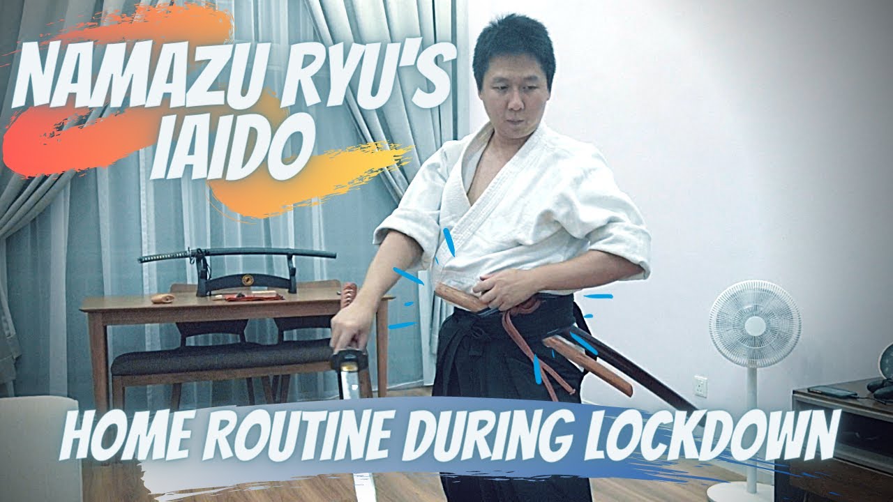 Iaido training at home  | My Typical Lockdown Routine