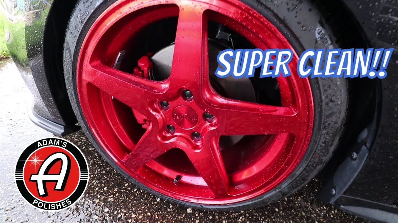 Using Adam's Eco-Wheel Cleaner on Candy Painted Wheels......