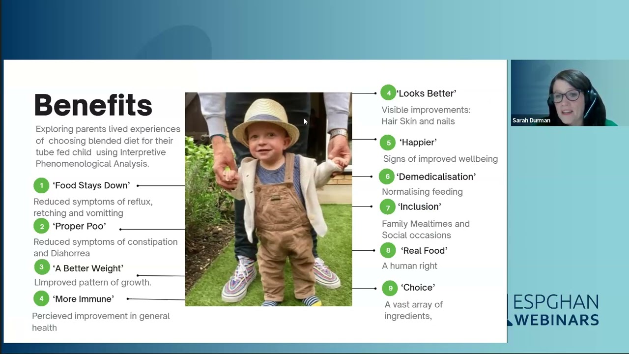 Espghan Webinar - Navigating blended diet in the community setting