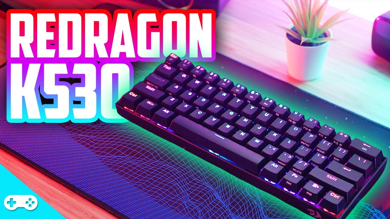 Budget 60 % Wireless Mechanical Keyboard - Redragon K530 Draconic