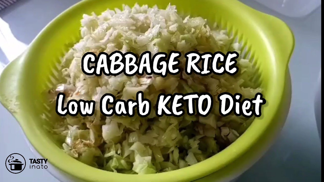 CABBAGE RICE Low Carb KETO Diet