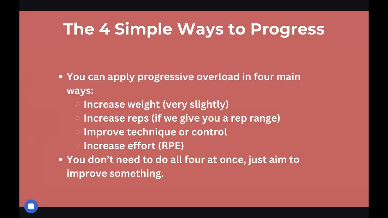 Progressive overload: How to get stronger every single week