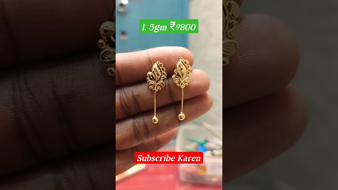 #PC Chandra Jewellers tops design #chain ball design #shots latest earrings design #viral #viral
