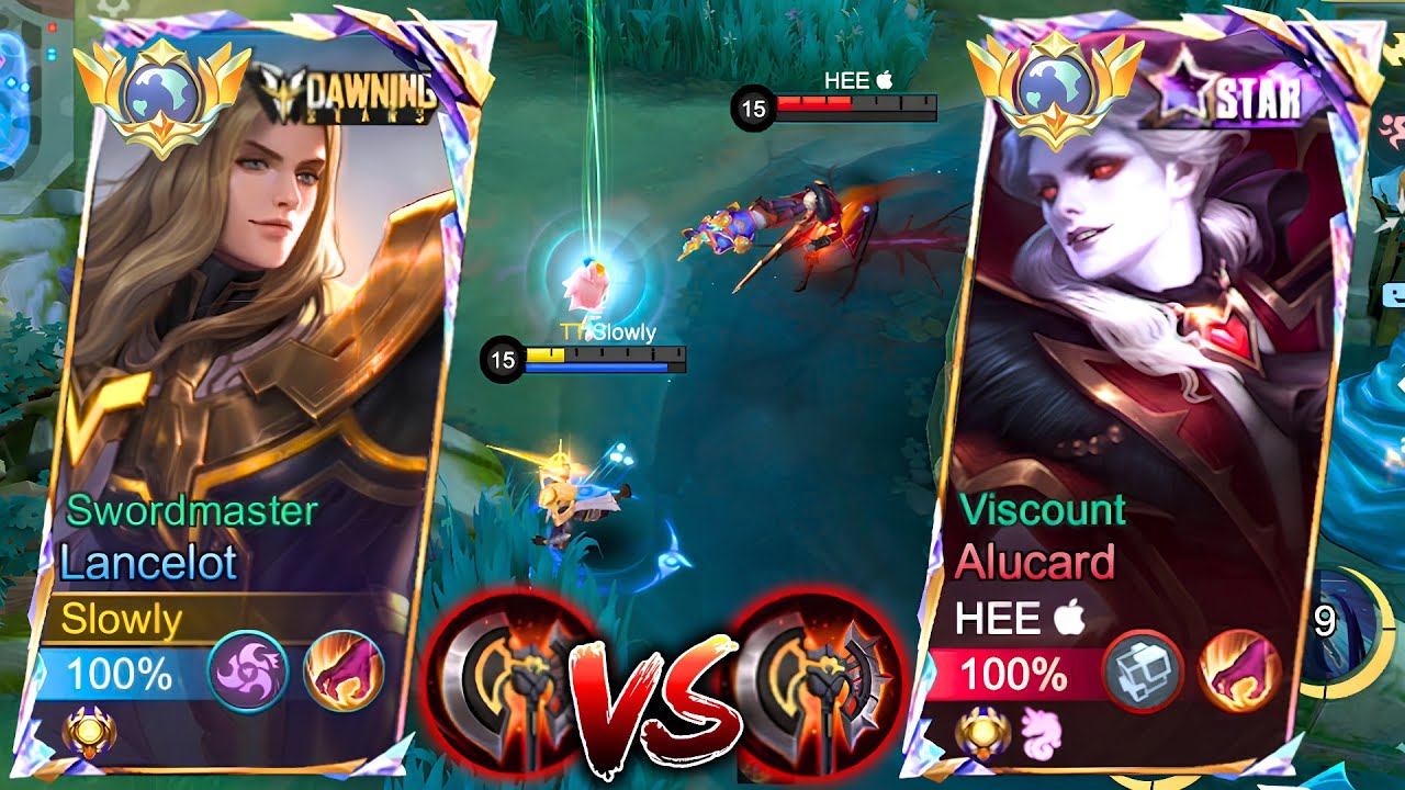 SUPER HARD GAME‼️GLOBAL LANCELOT VS PRO PLAYER ALUCARD | GAMEPLAY TOP GLOBAL LANCELOT - MLBB