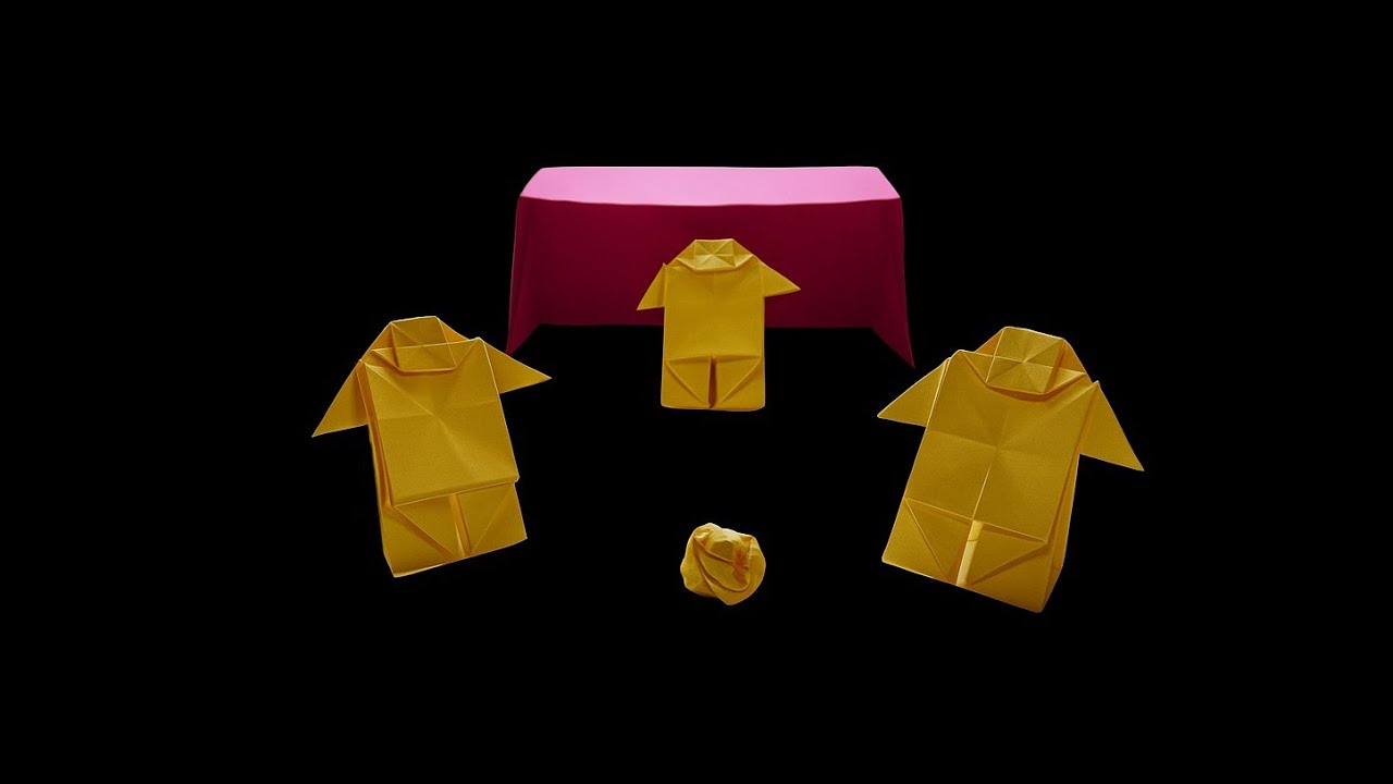 COMO FAZER JOGADORES DO JOGO DE FUTEBOL DE PAPEL – (ORIGAMI TUTORIAL PARTE 2)