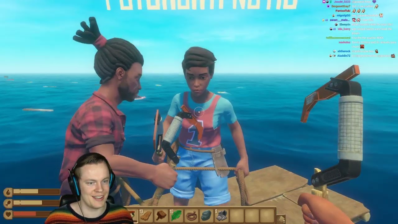 Insym Plays Raft with CJ and Psycho - Livestream from 20/4/2023