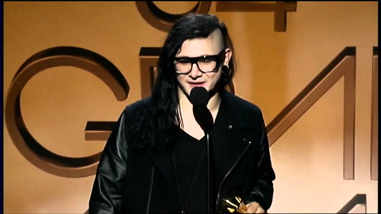 GRAMMYs Live - Skrillex accepting his FIRST GRAMMY