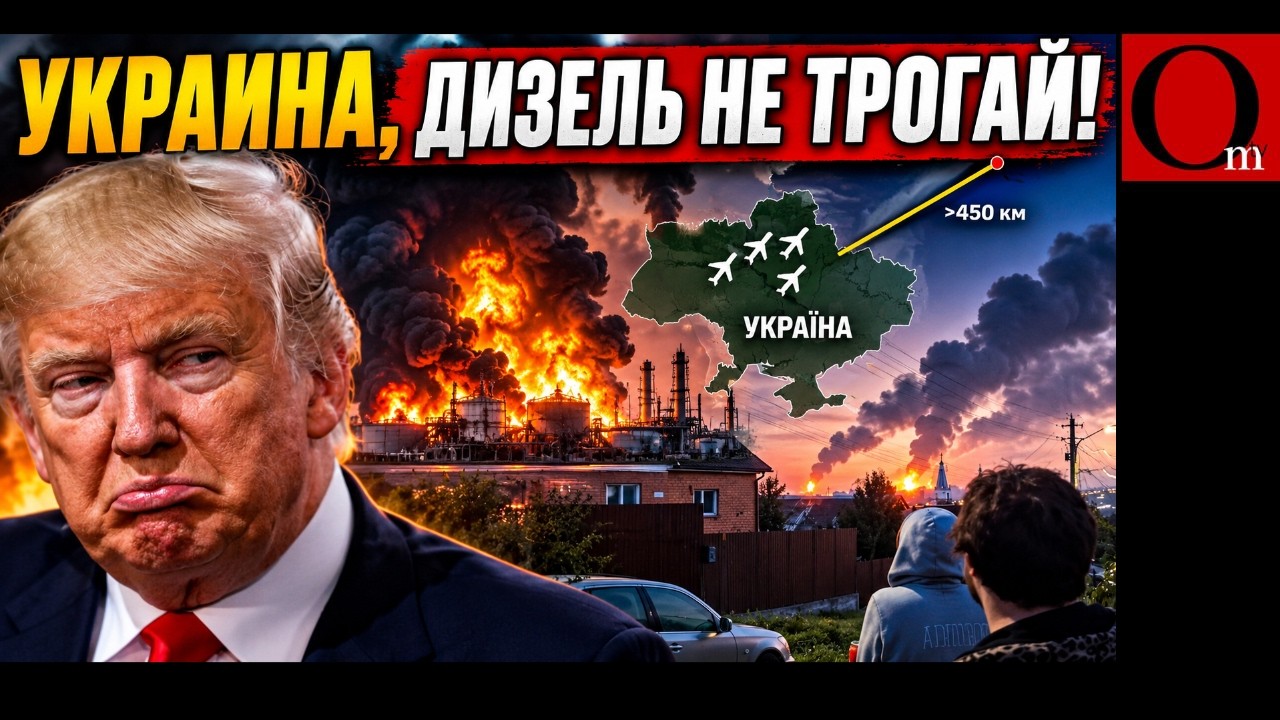 Украина раздолбала московский НПЗ. Трамп сглотнул, давление провалилось