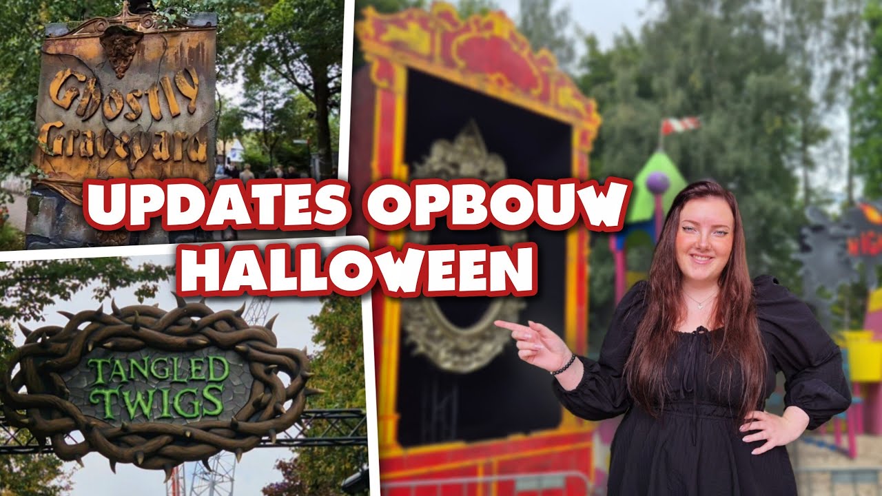 Walibi [VLOG] Updates opbouw Halloween Fright Nights 2025!