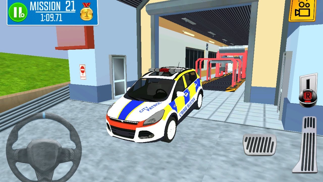 Multi Floor Police Garage Driver Game - Car Driving Simulator 3D - Android Gameplay