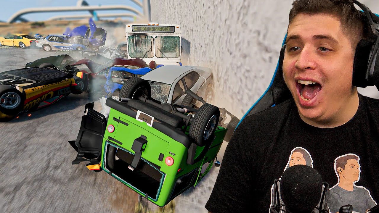 EZ A BUSZ NEM FOG MEGÁLLNI!! 💥BeamNG Barmai #31