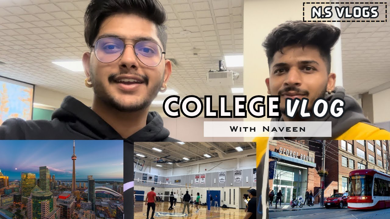 First Day At College In Canada Full Vlog!! #GeorgeBrownCollege #TorontoEducation #FirstDayAtCollege
