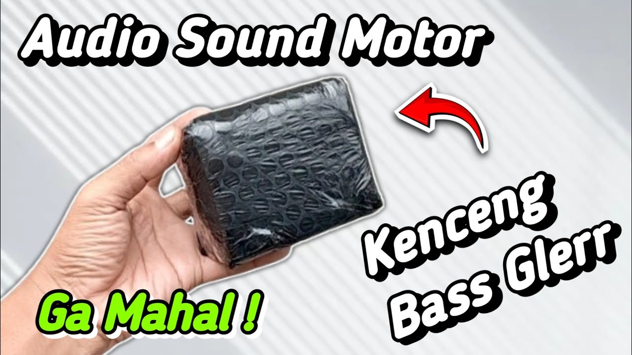 Cobain Amplifier Audio Unik Buat Motor Matic, Sedap Banget ! 