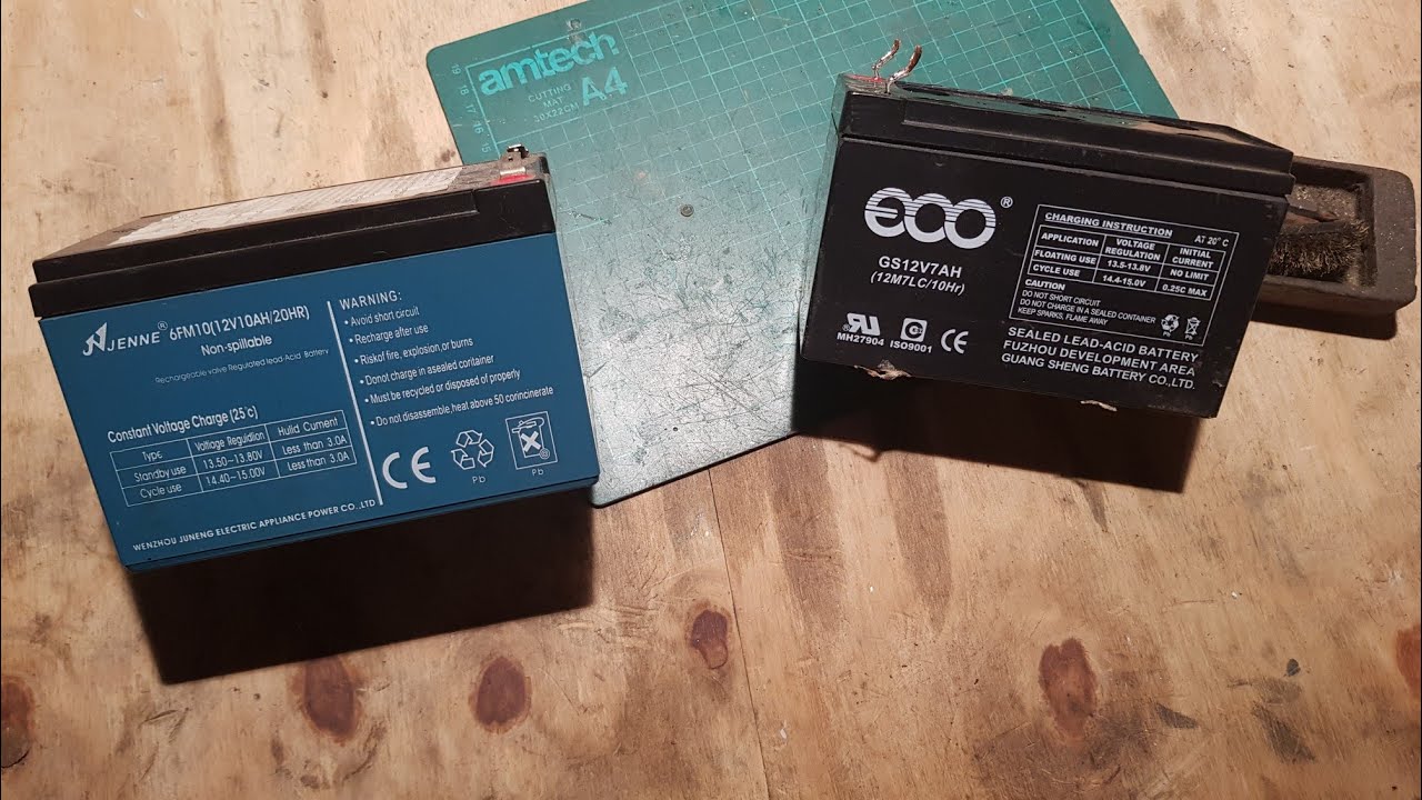 HOW TO REVIVE DEAD 6V, 12V BATTERIES THAT WON'T CHARGE