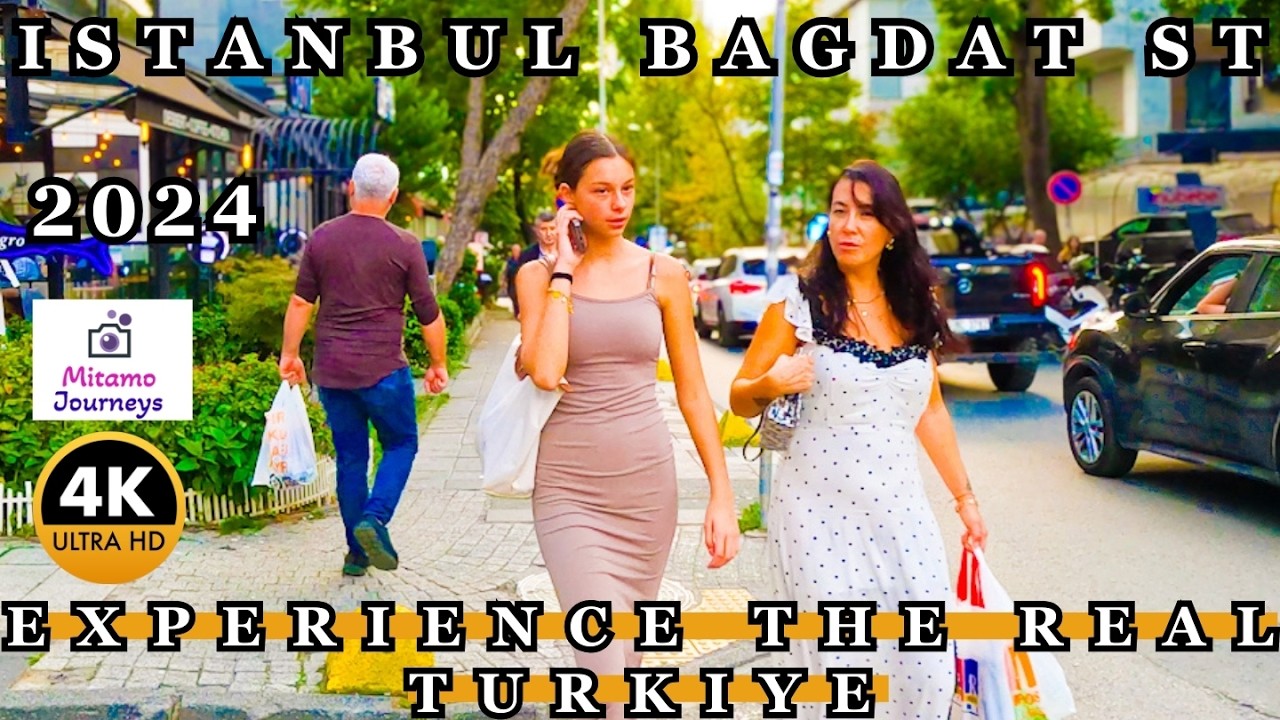 Istanbul Bagdat Street 4K Walking Tour | Discover Istanbul’s Vibrant Heart | October 2024