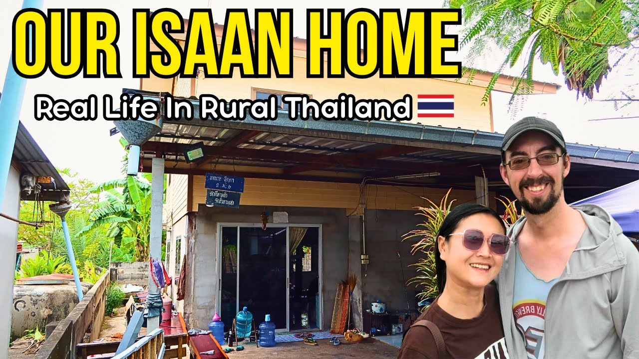 Внутри нашего дома в тайской деревне 🇹🇭 | Жизнь в сельской местности, Таиланд