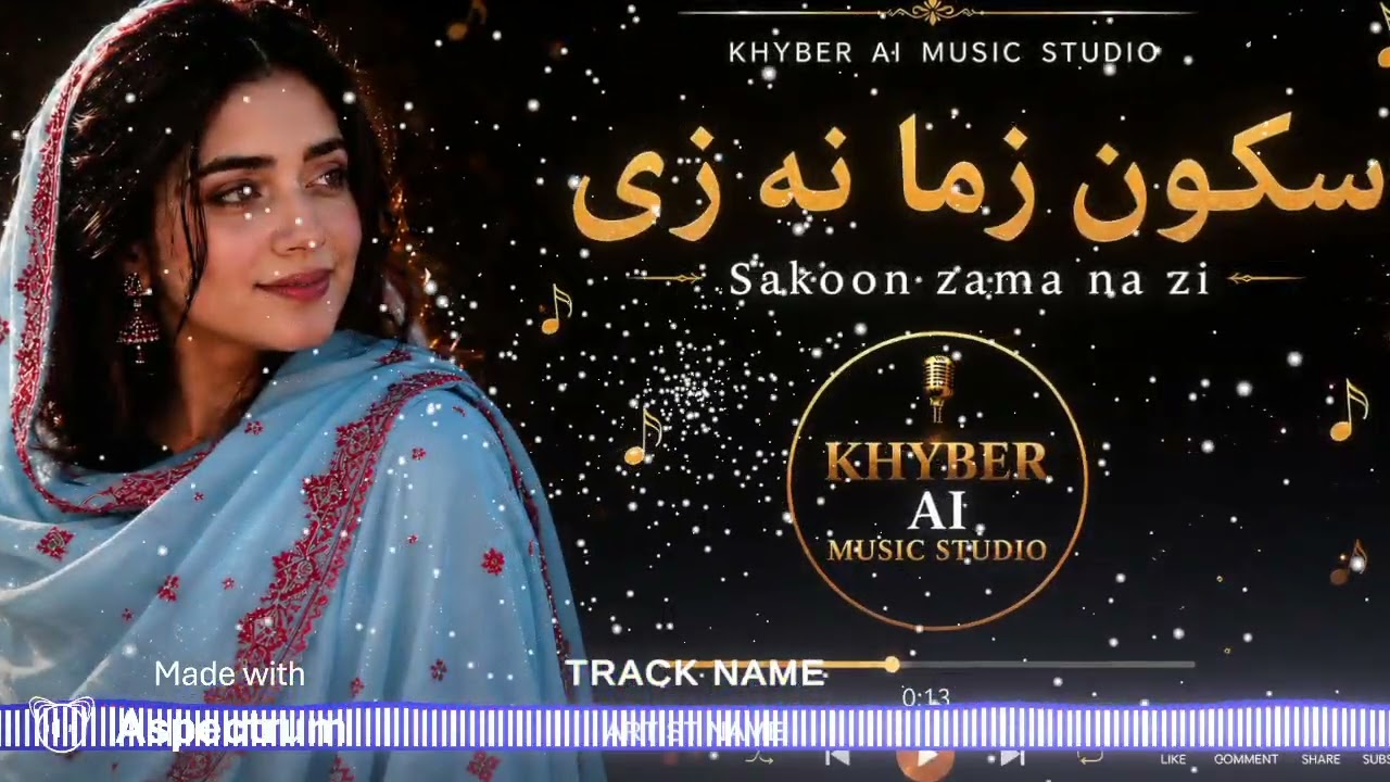 سکون زما نہ زی ❤️ | Sakoon Zama Na Zi | New Pashto Song 2026 | Female Voice | Khyber AI Music Studio