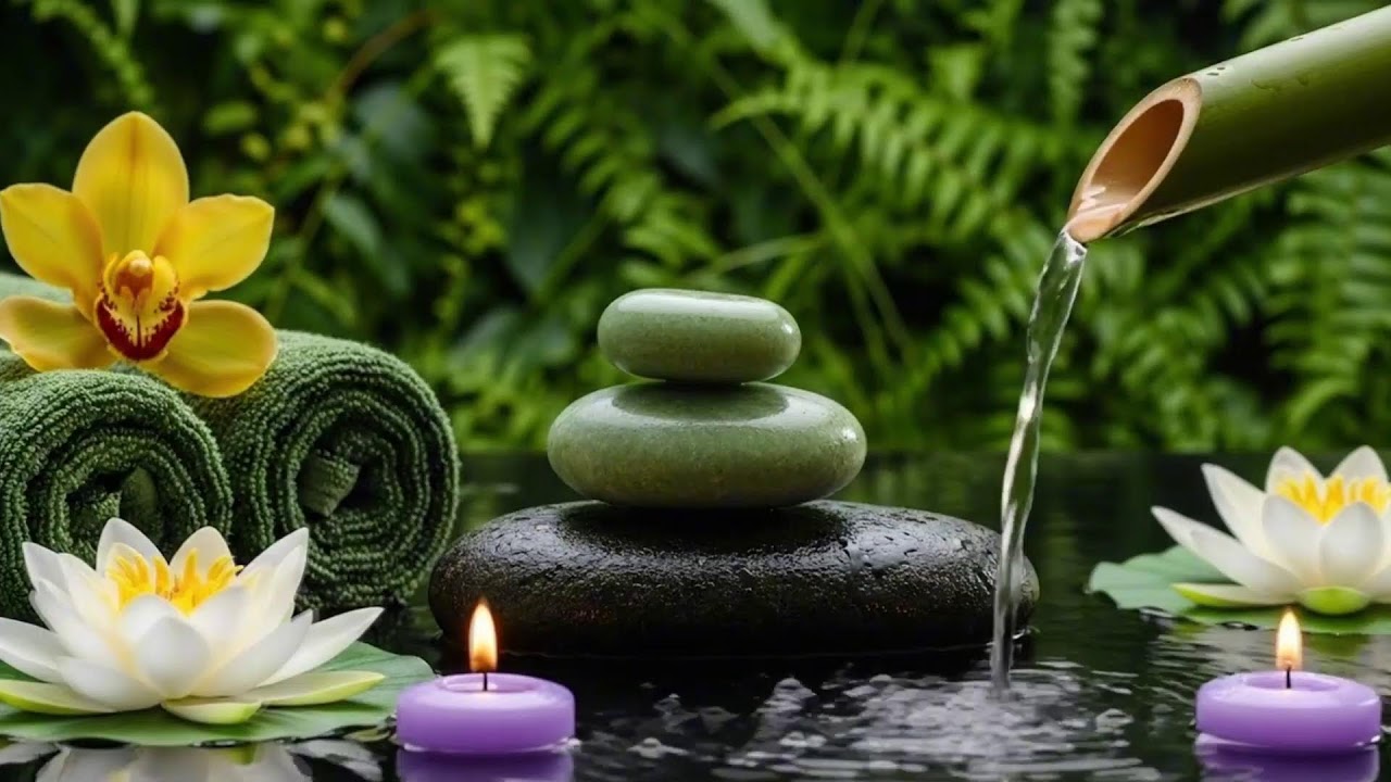 Healing Water Sounds and Gentle Melodies for Stress-Free Moments 🌿