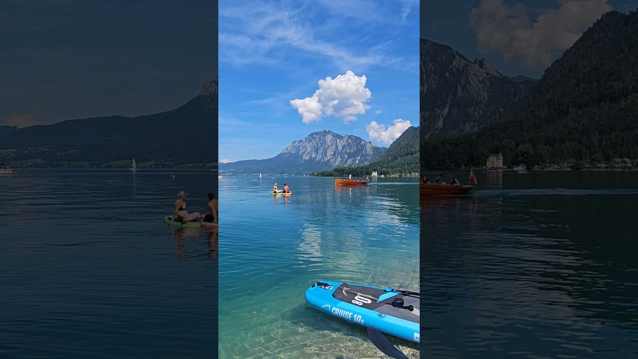 Places that feels Unreal in Austria 😱 #23 #austria #attersee #salzkammergut  #travelvlog