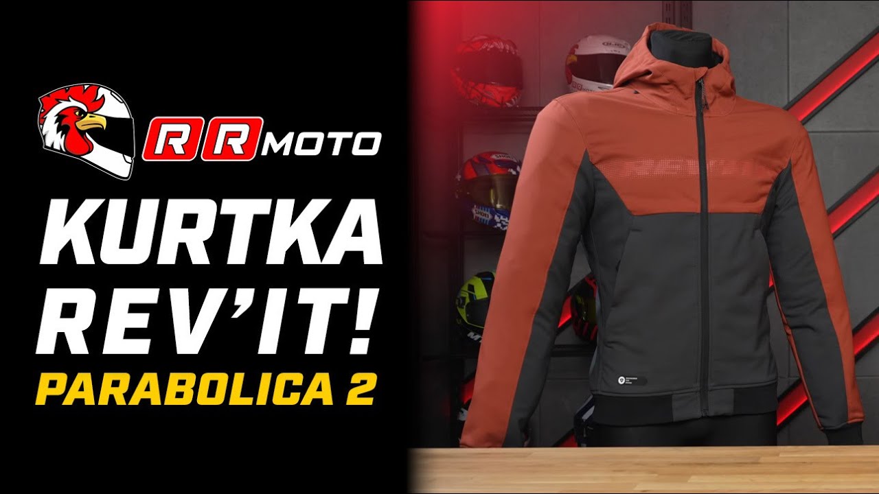 REVIT PARABOLICA 2 - kurtka/bluza motocyklowa z ochroną AA i streetowym stylem