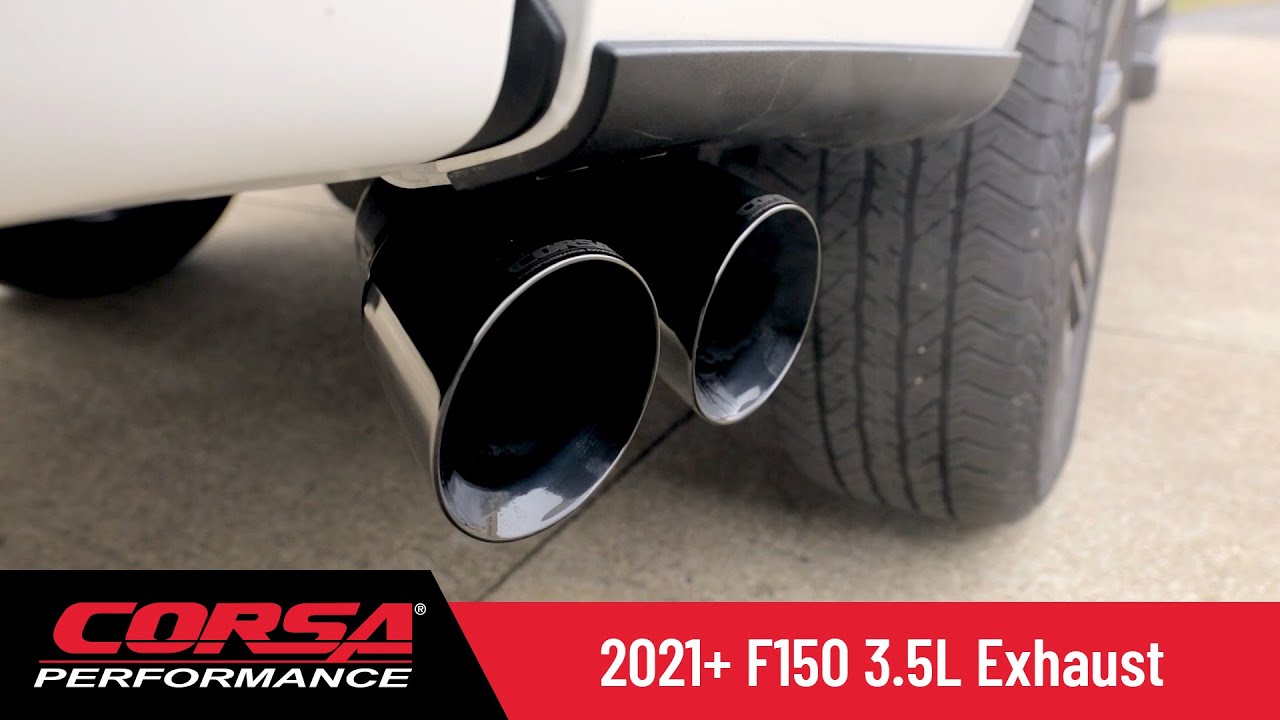 CORSA&reg; Performance 2021+ Ford F150 3.5L EcoBoost Catback Exhaust System.