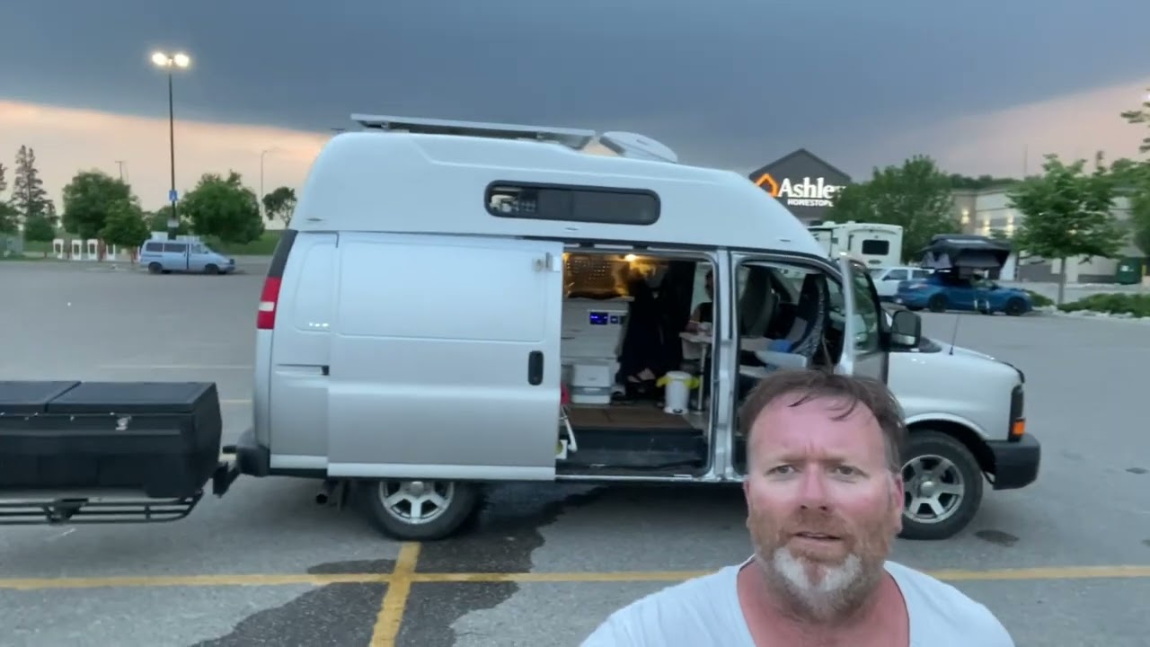 TERRIBLE WEATHER in Brandon,Manitoba !!