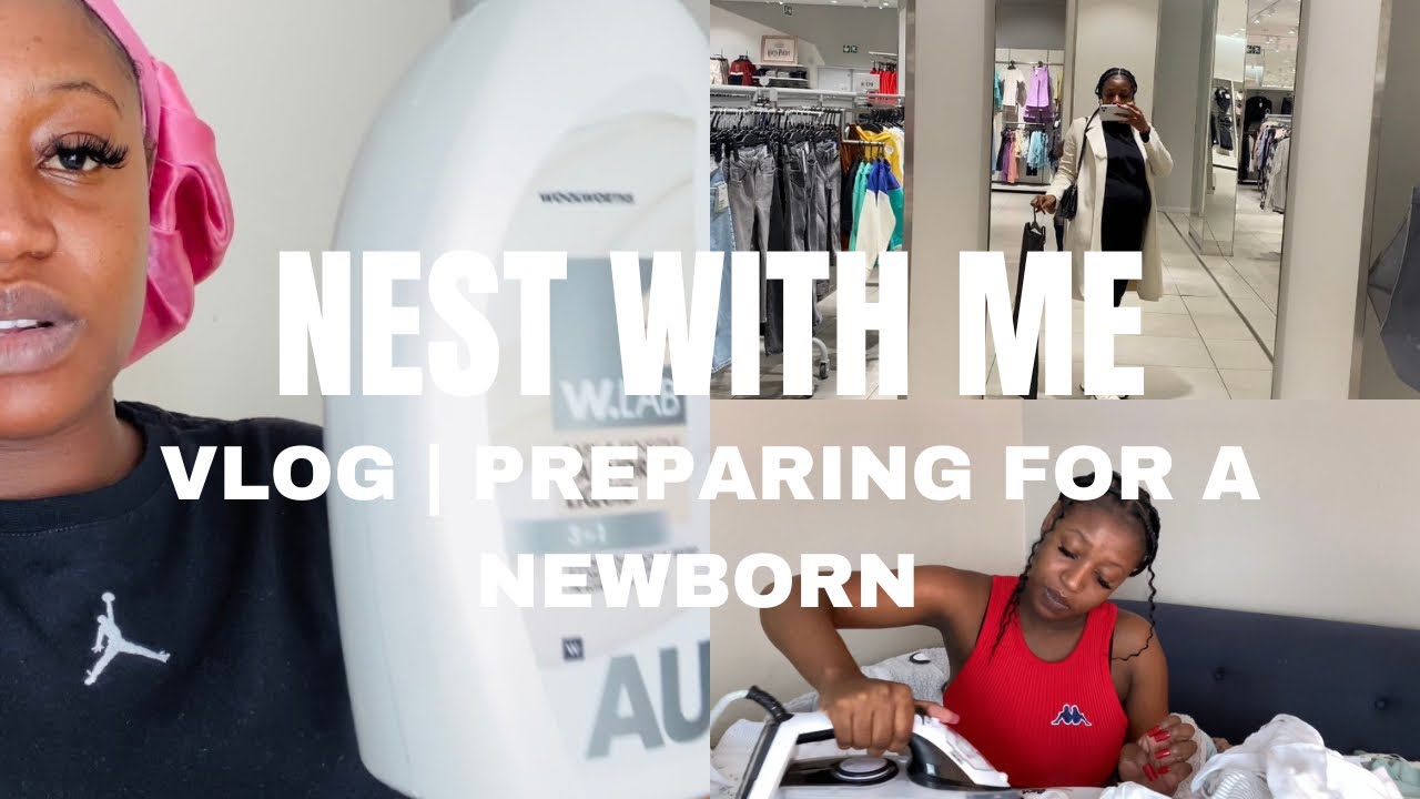 Preparing for a newborn | nest with me | 32 weeks pregnant | pregnancy vlog | South African YouTuber