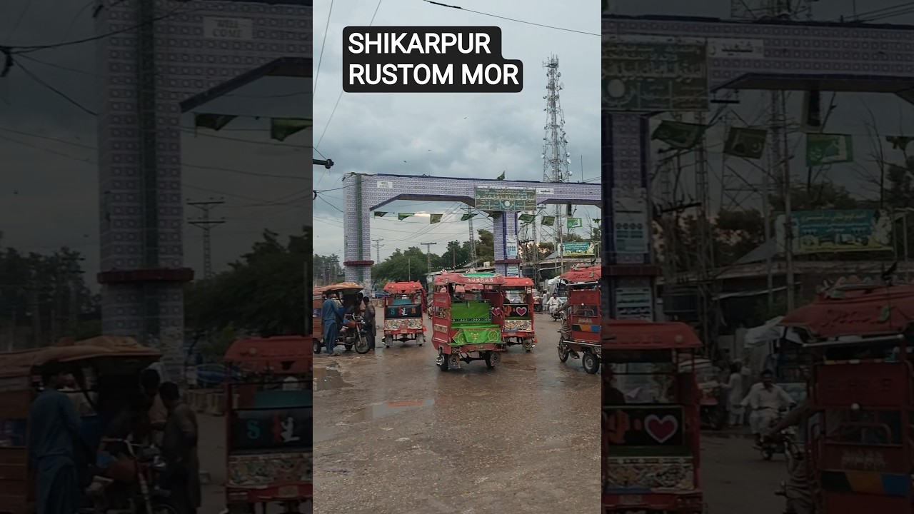 SHIKARPUR RUSTOM MOR | SINDH ROAD VIEWS | 