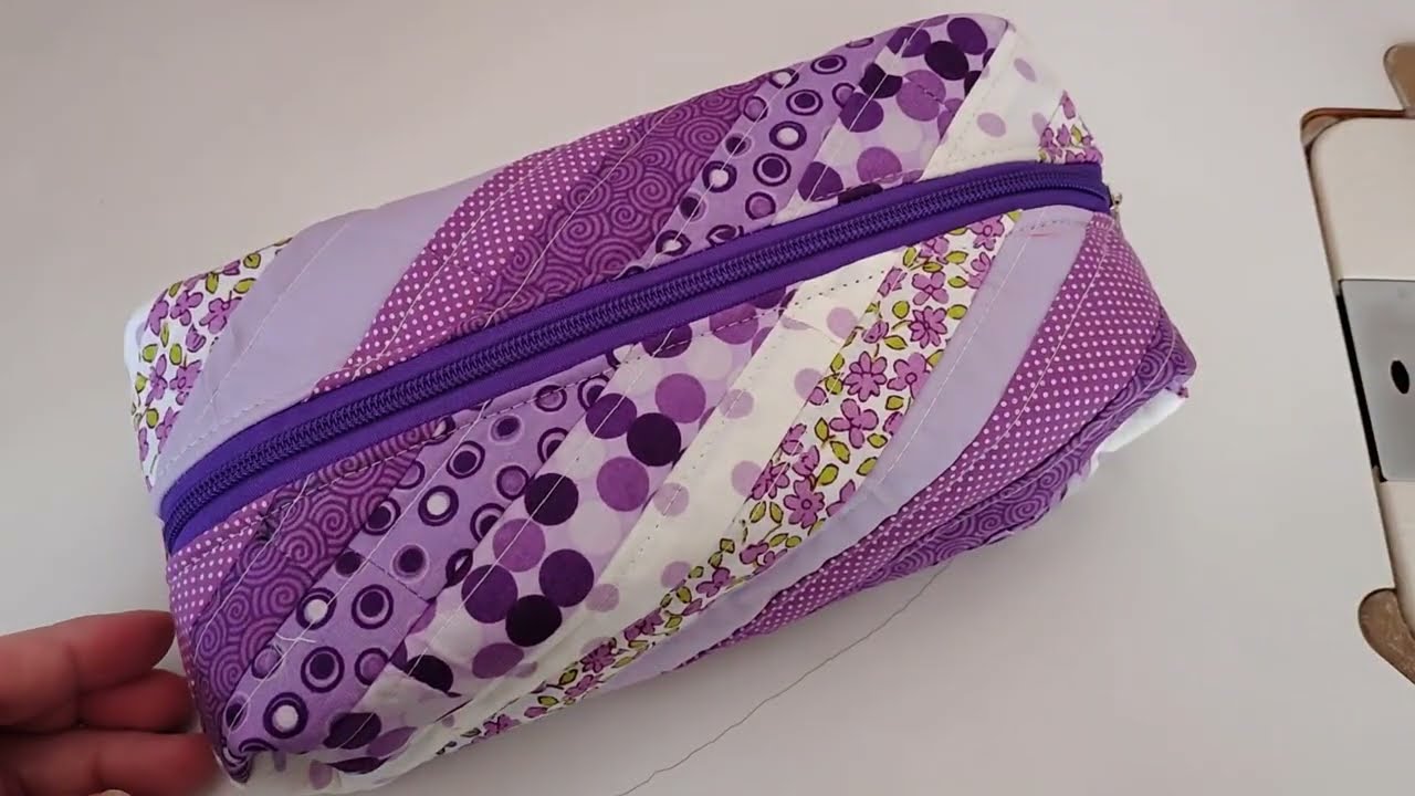 Estojo escolar muito fácil, feito em poucos minutos e com retalhos 