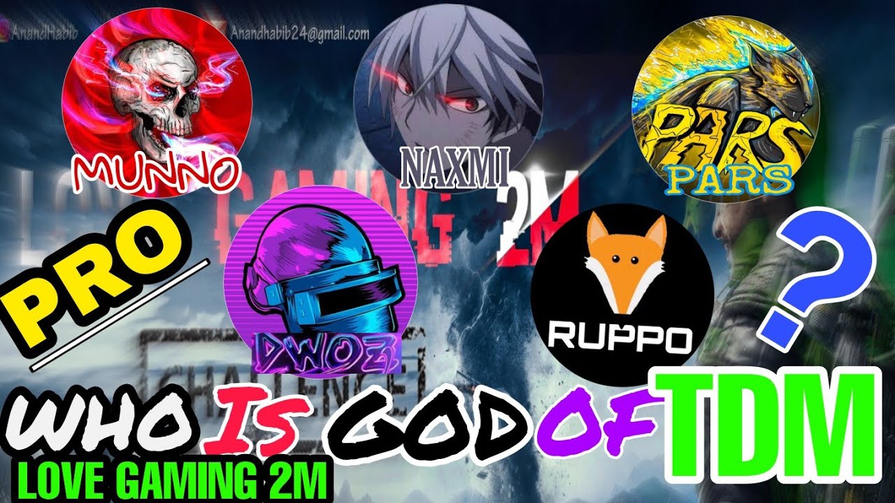 DWOZ, RUPPO, MUNNO, PARS, NAXMI || WHO IS THE THE GOD OF PUBG MOBILE || TDM FASTEST PLAYERS🔥
